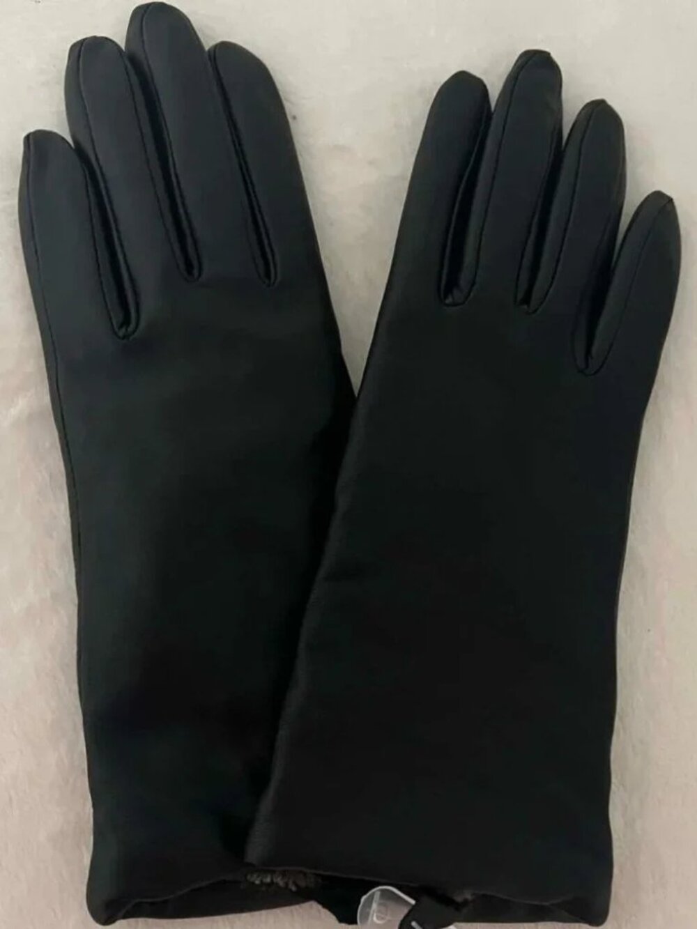 Cashmere Lined Leather Touchscreen Compatible Gloves